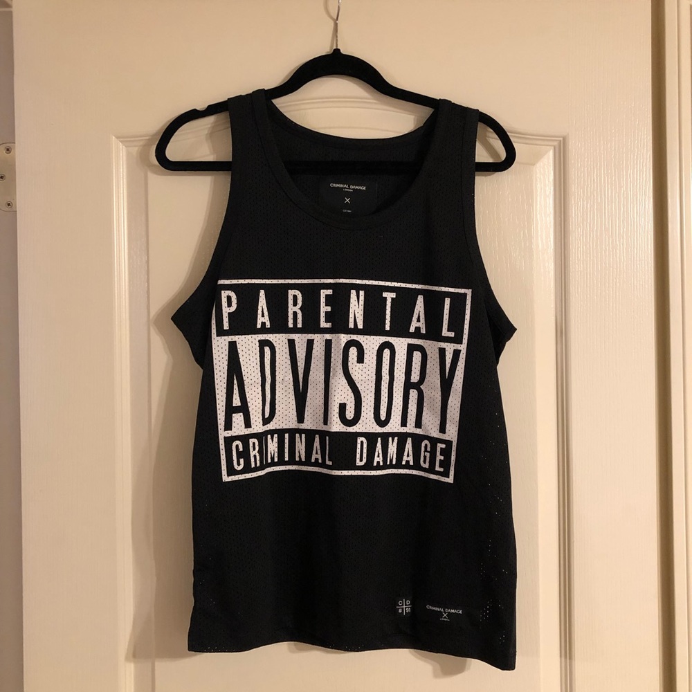 Criminal Damage Black Jersey Top